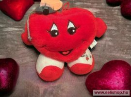 Díszpárna plüss SZÍV "I Love You" felirattal (1) szerelem 16 cm
