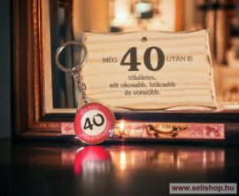 Ajándék szett 40. SZÜLETÉSNAP (1) vicces évszámos ajándék