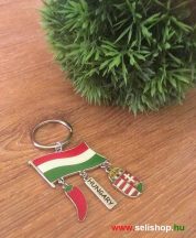 Kulcstartó HUNGARY (1) magyaros címeres ajándék